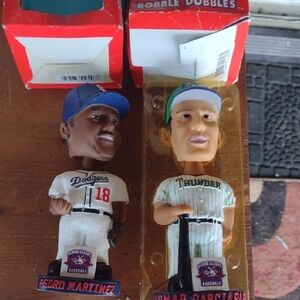 Dodgers and Thunder Bobblehead Set NWT